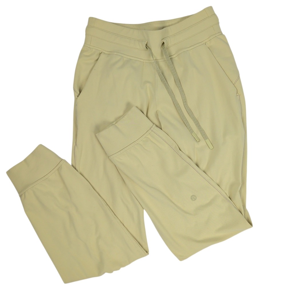 Lululemon Beyond the Studio Jogger Yellow Size 4 High Rise Pants Yoga Gym
